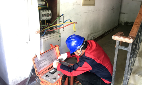 新新家園25#樓電纜故障檢測、維修