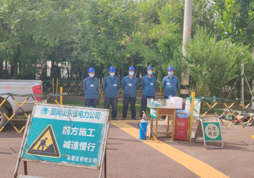 青島蔚然公司（蔚來汽車）充電站項目施工現(xiàn)場
